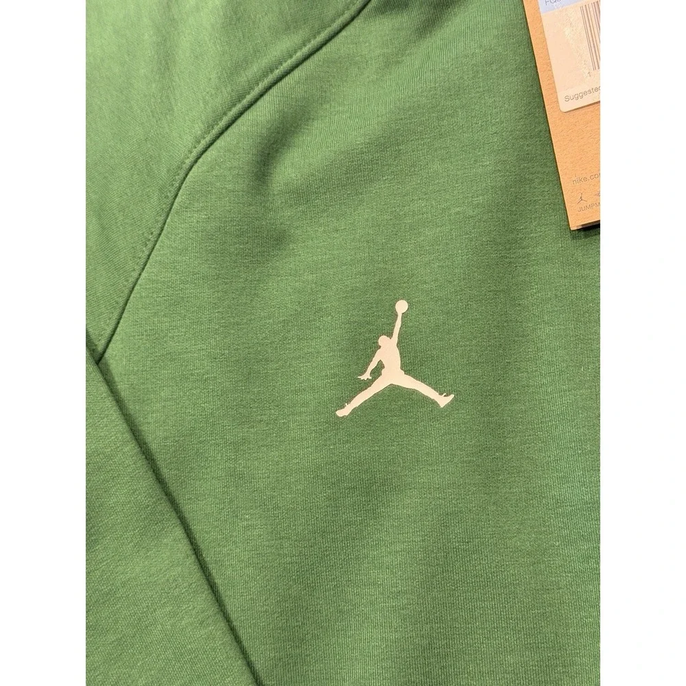 Jordan Showtime Full-Zip Basketball Hoodie Mens M Gorge Green FQ5378-341
